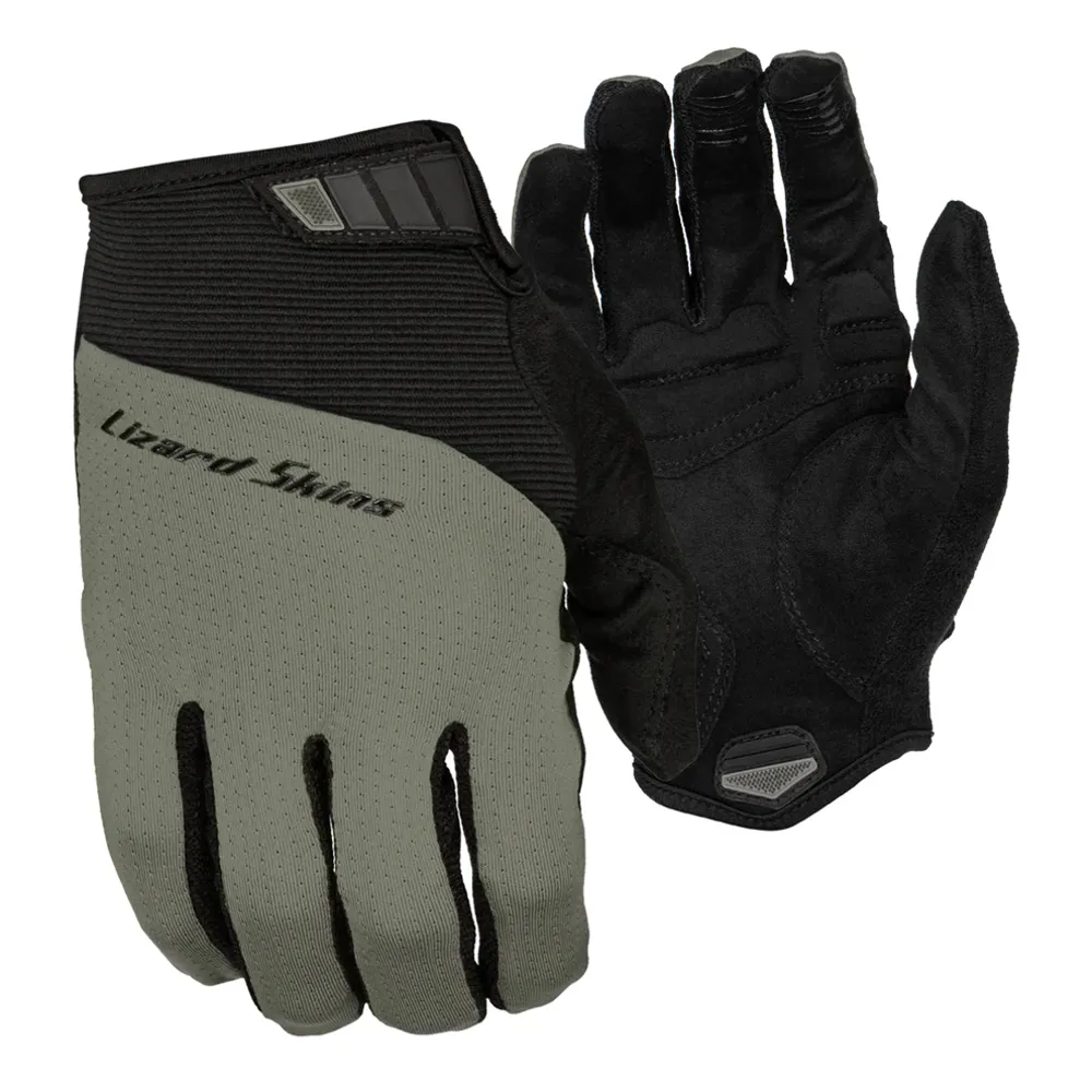 uPRISE Bikes Lizard Skins Monitor Traverse Long Finger Gloves - Titanium Grey | Price match, 365 day return s, 18-Month Warranty, Finance Available & Free UK Delivery